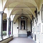 Photo, cloister loggia