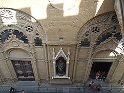 Entrance of Orsanmichele Orsanmichele, view from upfloor