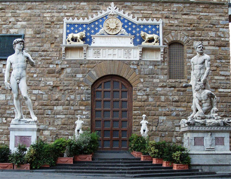Palazzo Vecchio ingresso Main entrance