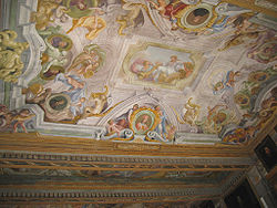 Ceiling frescos in the main corridor-UffiziCeiling