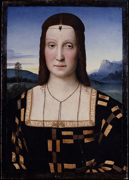 Raphael Portrait of Elisabetta Gonzaga